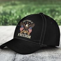 250 Years of Freedom Vintage Eagle & Dual Flags - Classic Cap