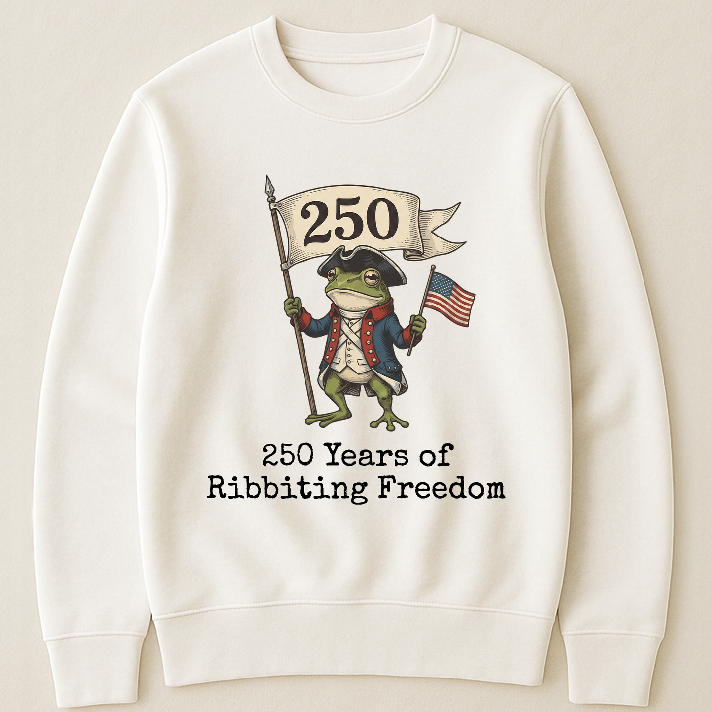 250 Years Of Ribbiting Freedom Patriot Frog - Shirt
