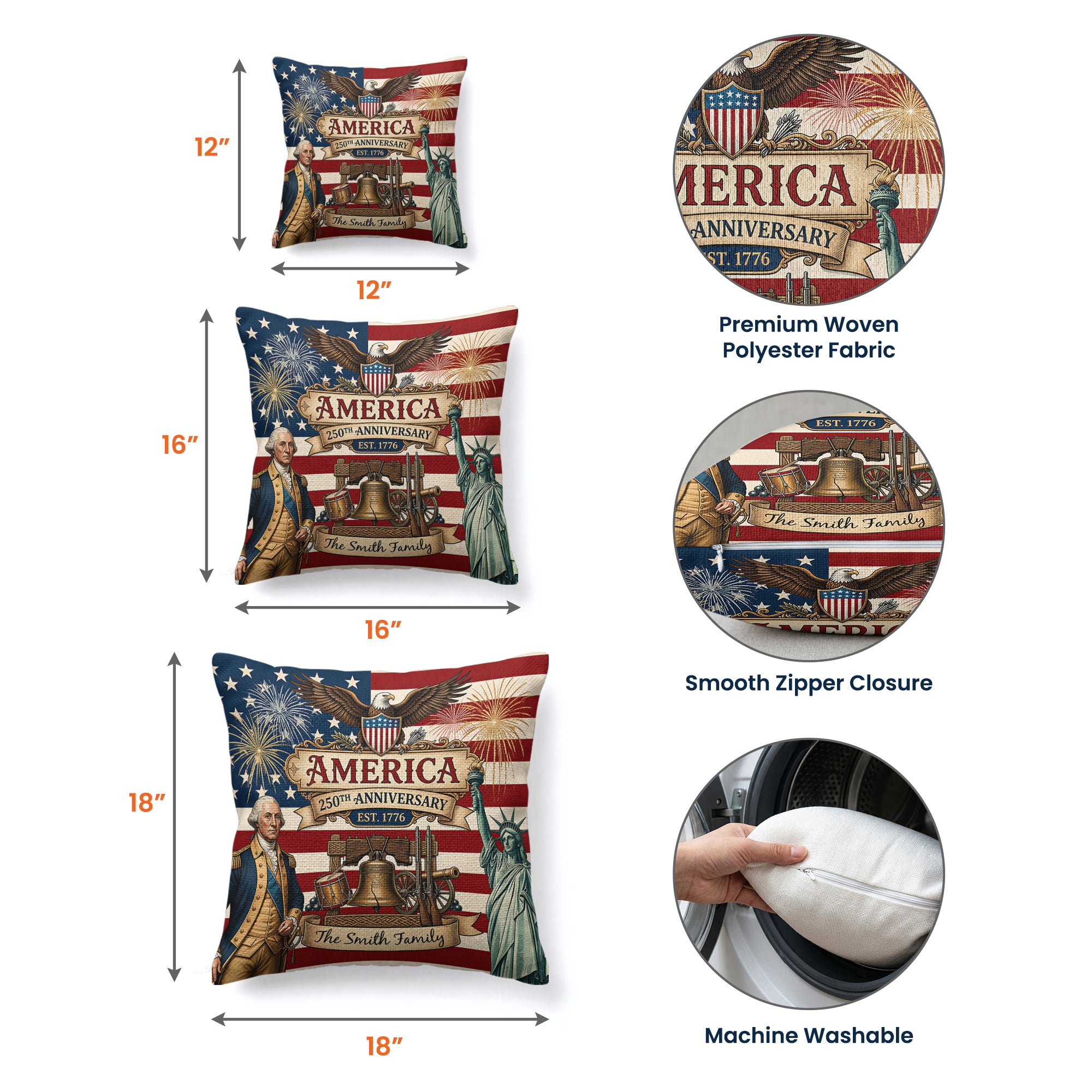 250Th-Anniversary-Of-America-Personalized-Pillow-Cover-5
