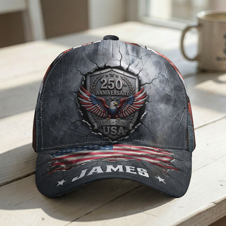 250Th_Anniversary_United_States_Of_America_Personalized_Cap_1