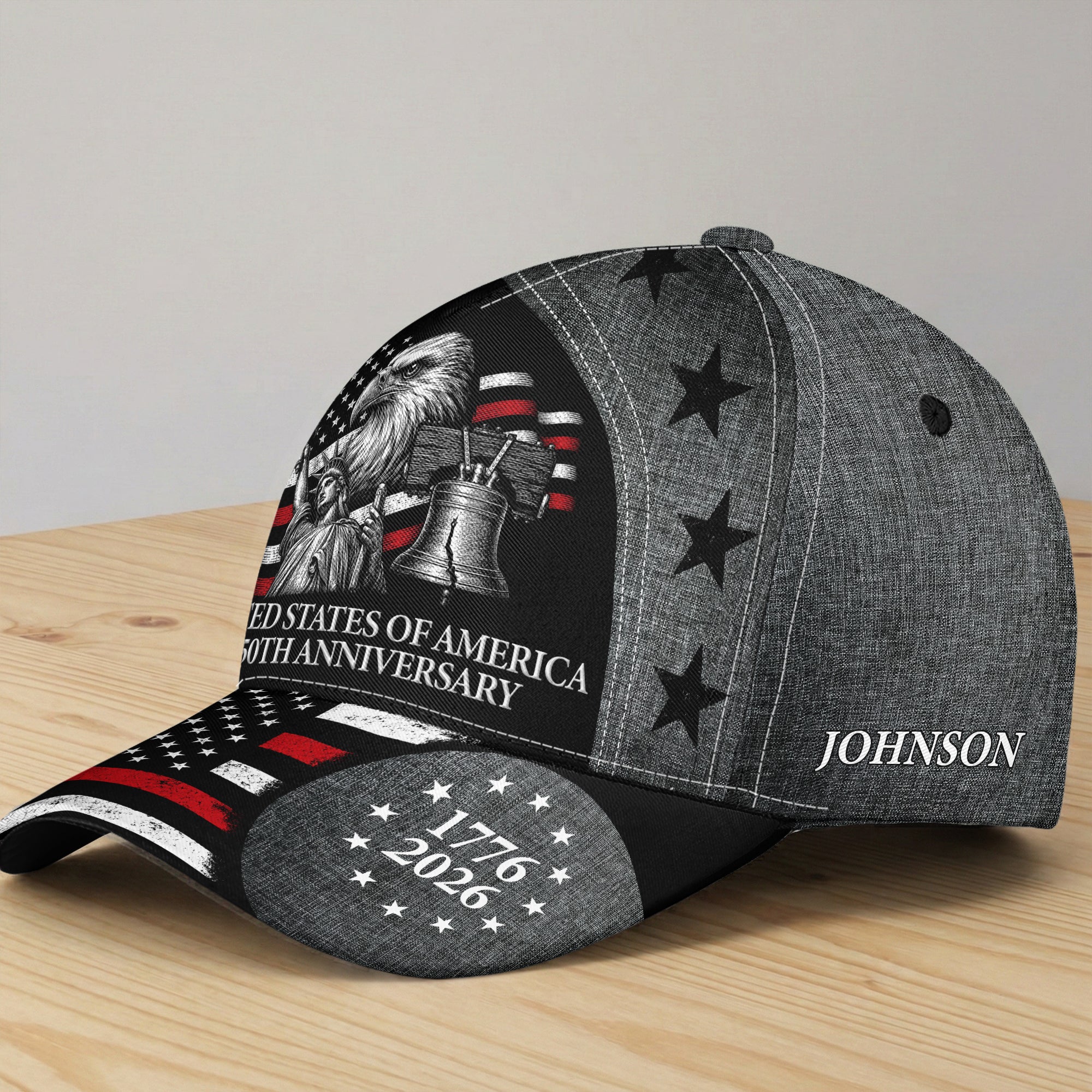 250Th-Anniversary-Us-Independence-Day-Personalized-Cap-2