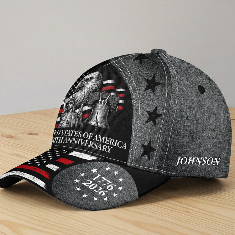 250Th-Anniversary-Us-Independence-Day-Personalized-Cap-2