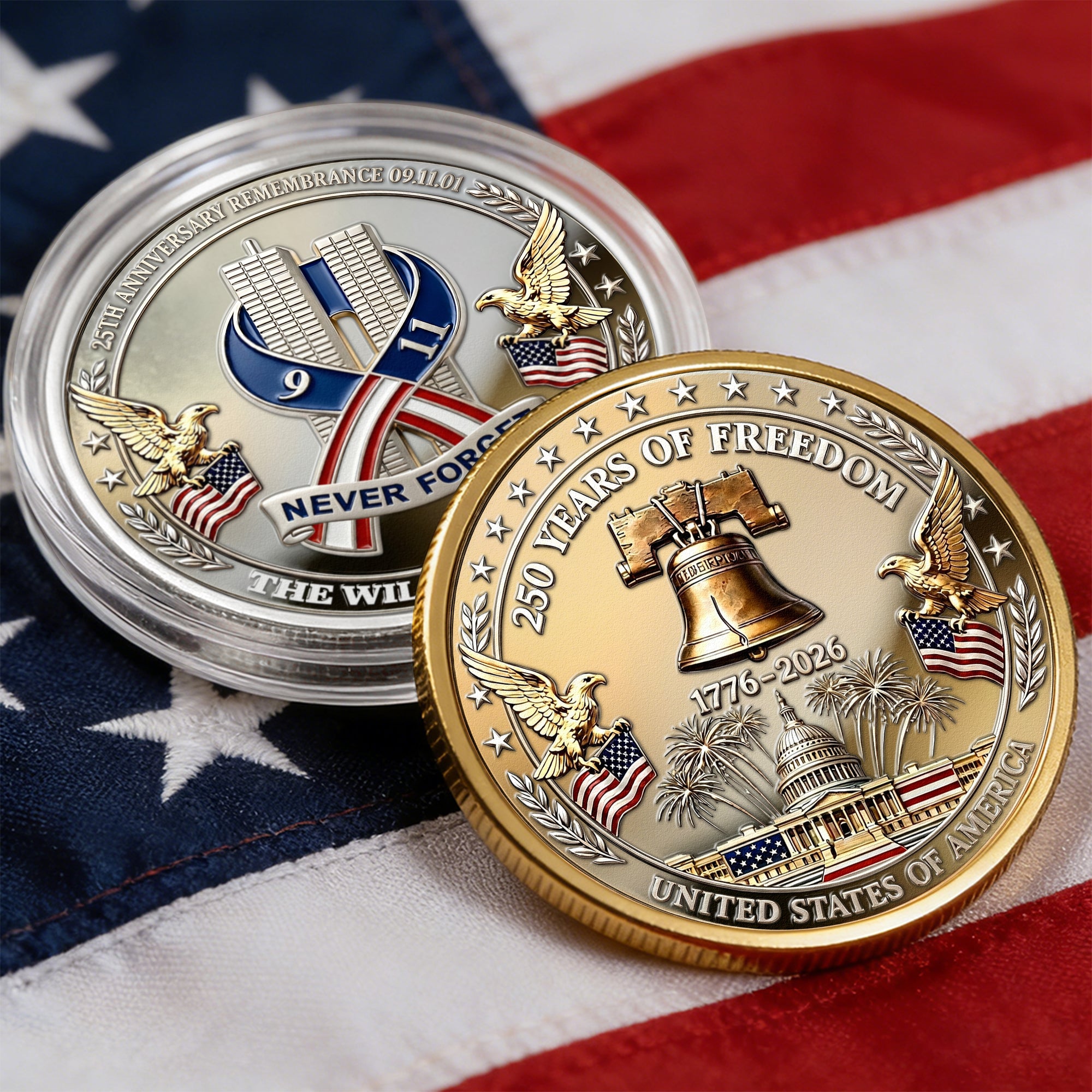250-Years-America-9-11-Remembrance-25Th-Anniversary-Personalized-Coin6