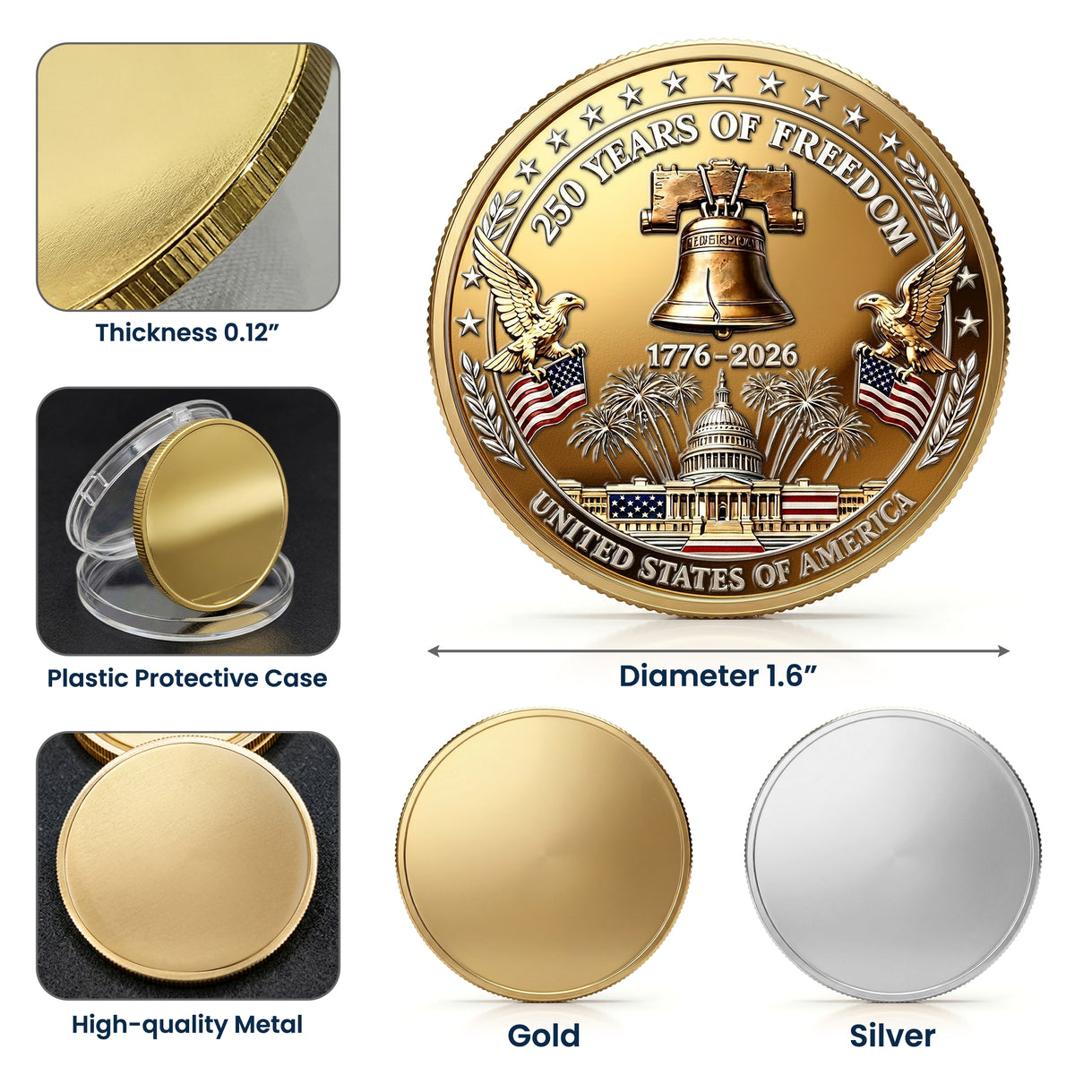 250-Years-America-9-11-Remembrance-25Th-Anniversary-Personalized-Coin7