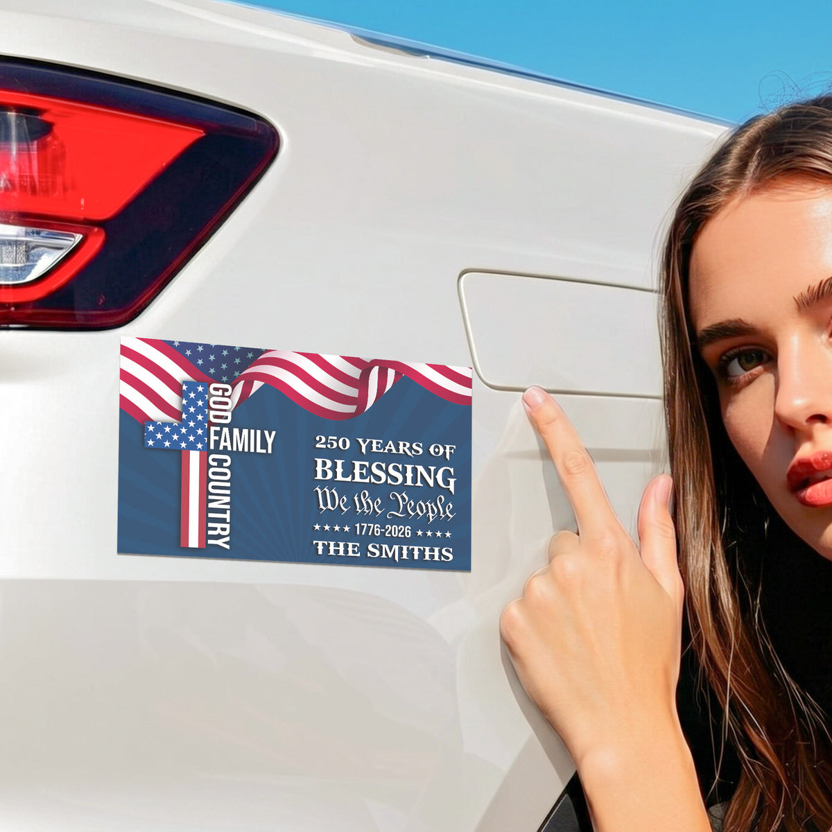 250-Years-Of-Blessings-Usa-Anniversary-Personalized-Bumper-Sticker-4