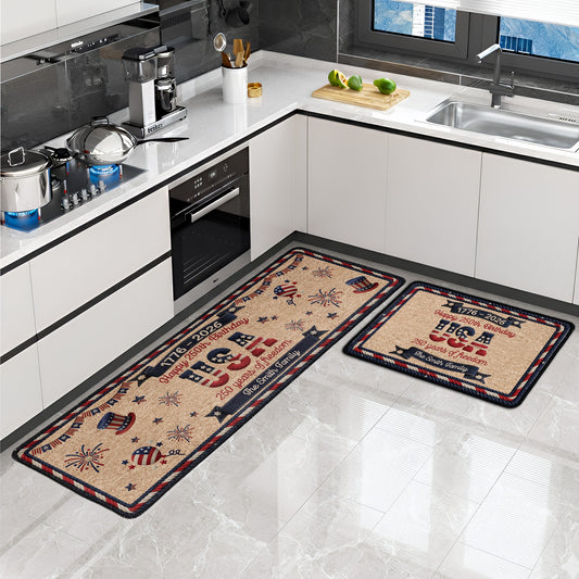 250_Years_Of_Freedom_Born_To_Stand_Free_Personalized_Runner_Rug_1