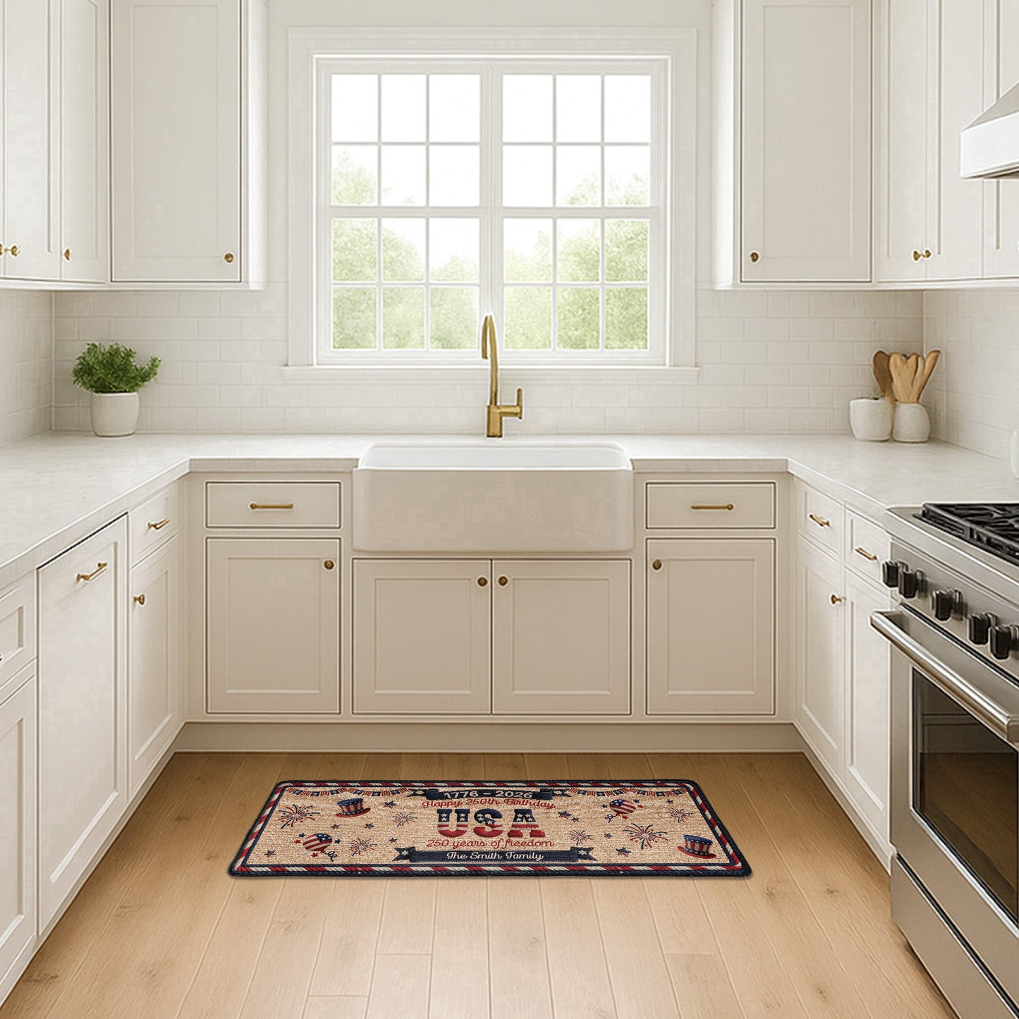 250_Years_Of_Freedom_Born_To_Stand_Free_Personalized_Runner_Rug_4
