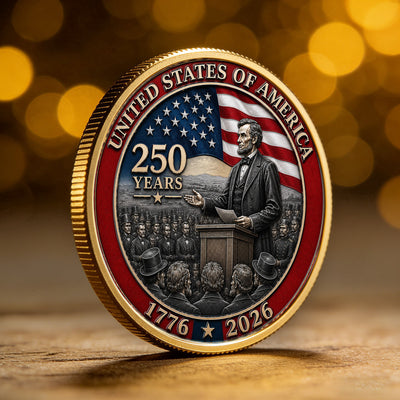 250 Years Of Freedom Gettysburg Address - Coin