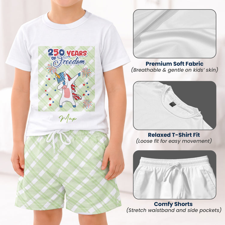 250-Years-Of-Freedom-Kids-Custom-Name-Patriotic-Goose-Personalized-Kids-Clothing-Set-5