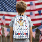 250-Years-Of-Freedom-Kids-Custom-Name-Patriotic-Goose,-Racoon-Personalized-Backpack-1