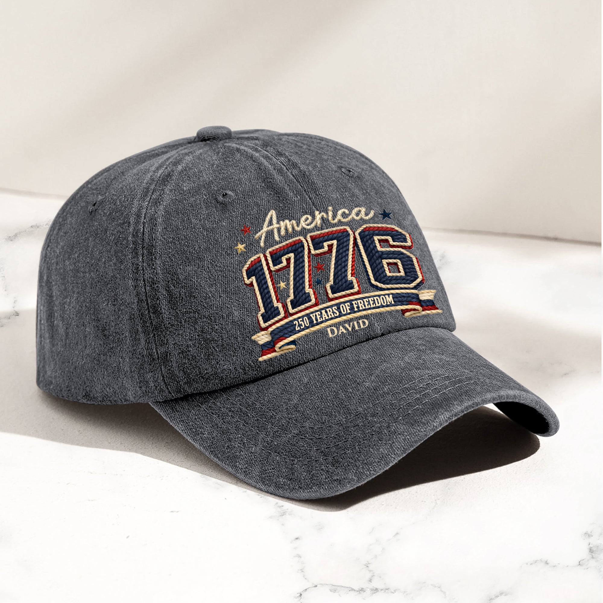 250-Years-Of-Freedom-Personalized-Distressed-Denim-Cap-2