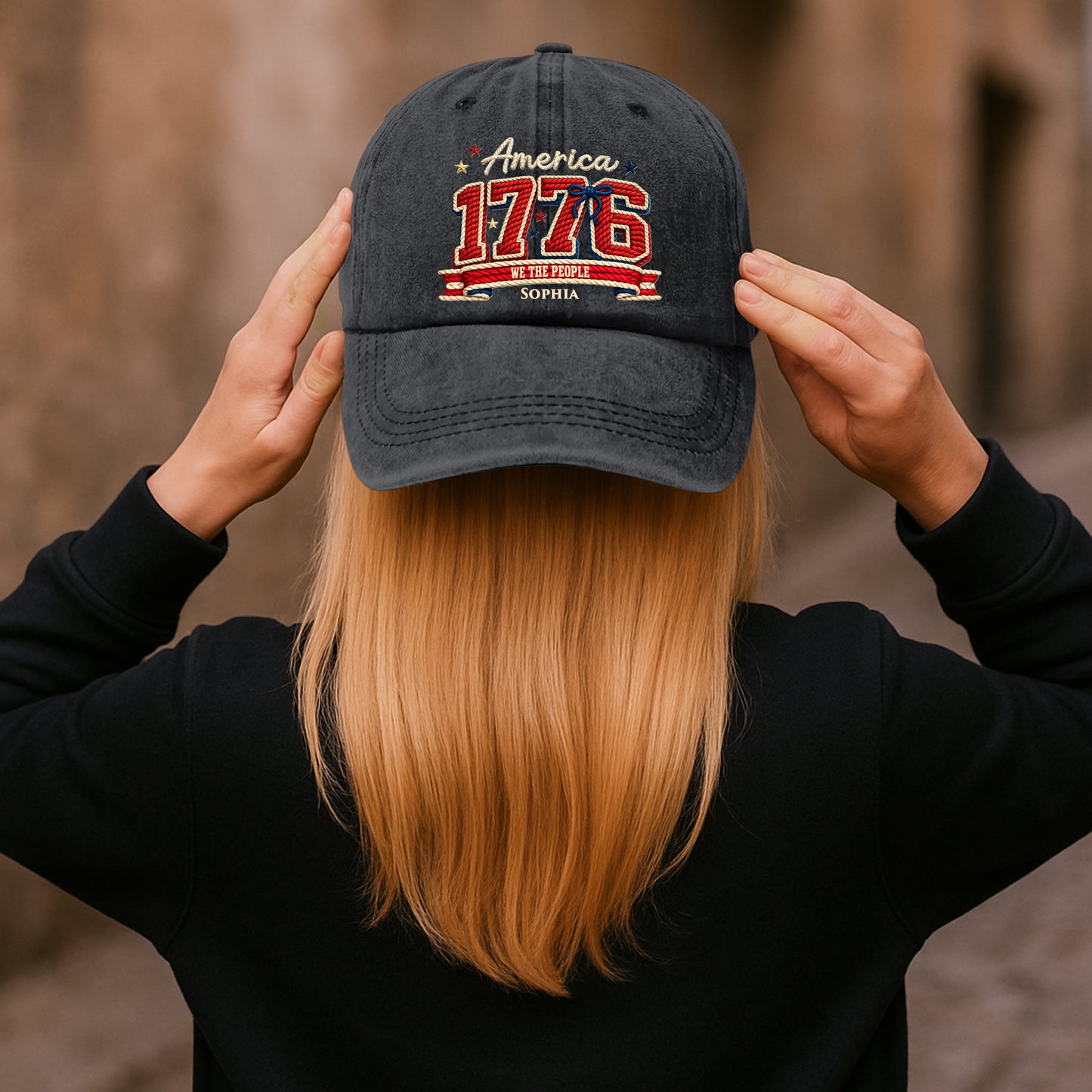 250-Years-Of-Freedom-Personalized-Distressed-Denim-Cap-3