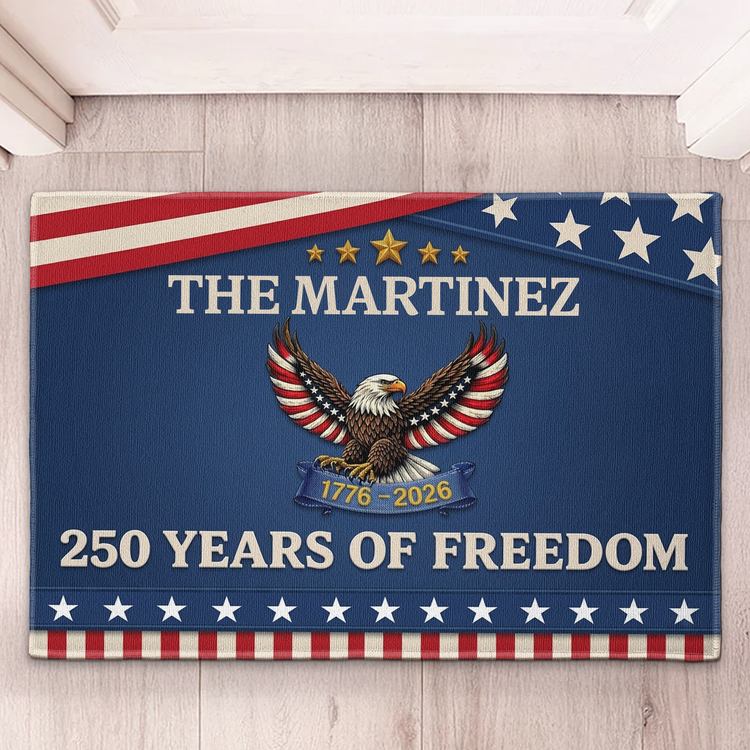 250_Years_Of_Freedom_Personalized_Doormat_1