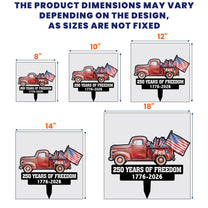 250-Years-Of-Freedom-Red-Truck-Tractor-Garden-Decor-Personalized-Garden-Stake-7
