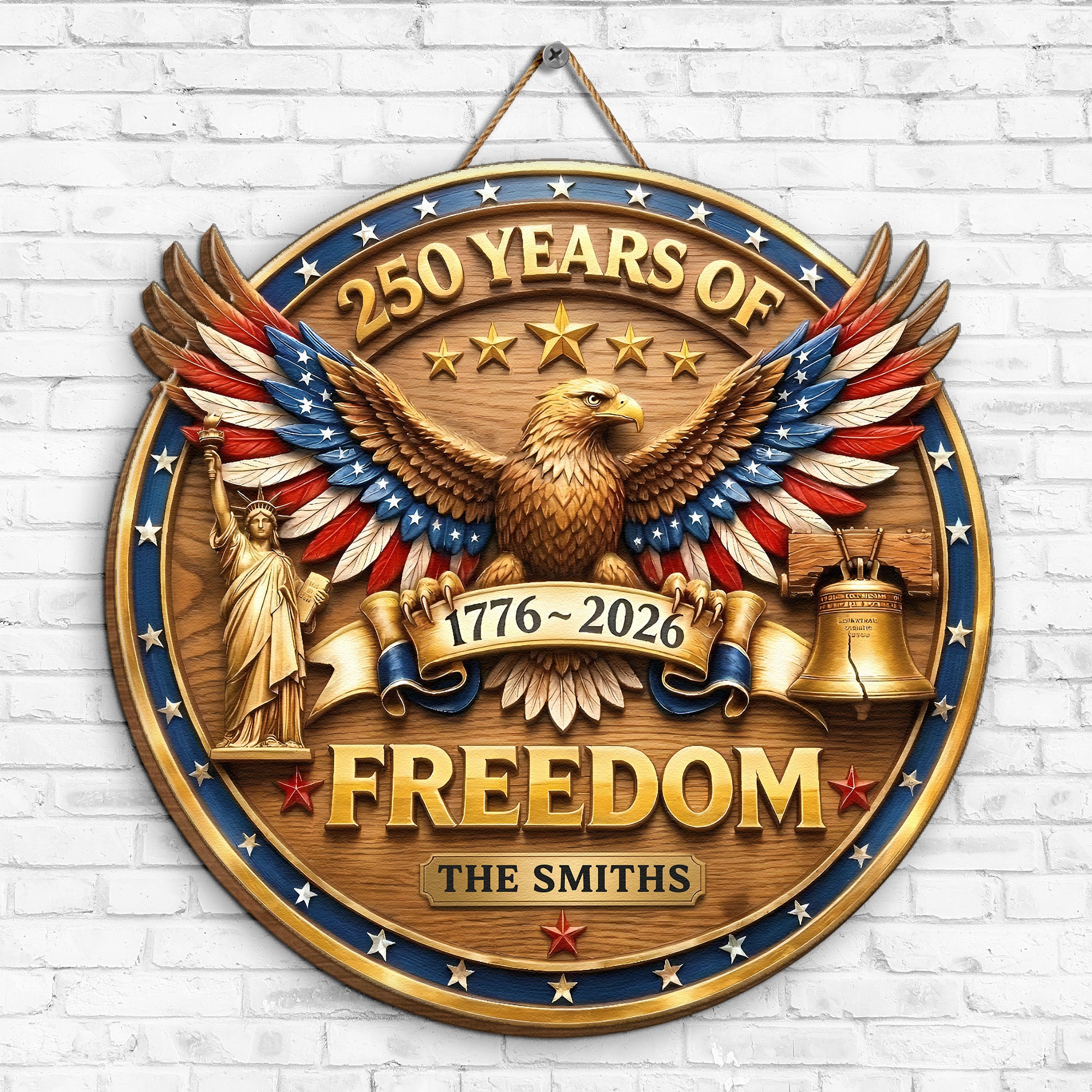 250-Years-Of-Freedom-Usa-Patriotic-Decor-Personalized-Wood-Sign-3