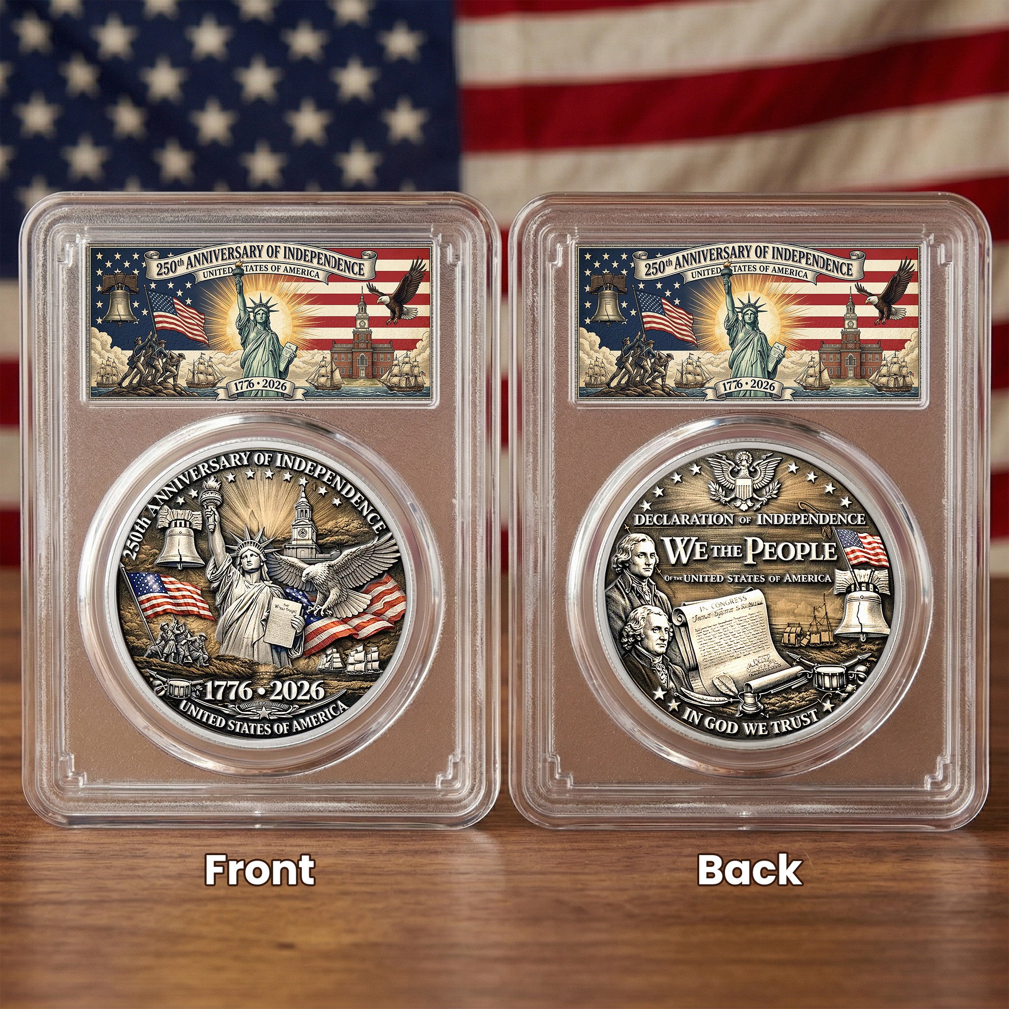 250 Years Of Freedom Vintage American Eagle - Coin