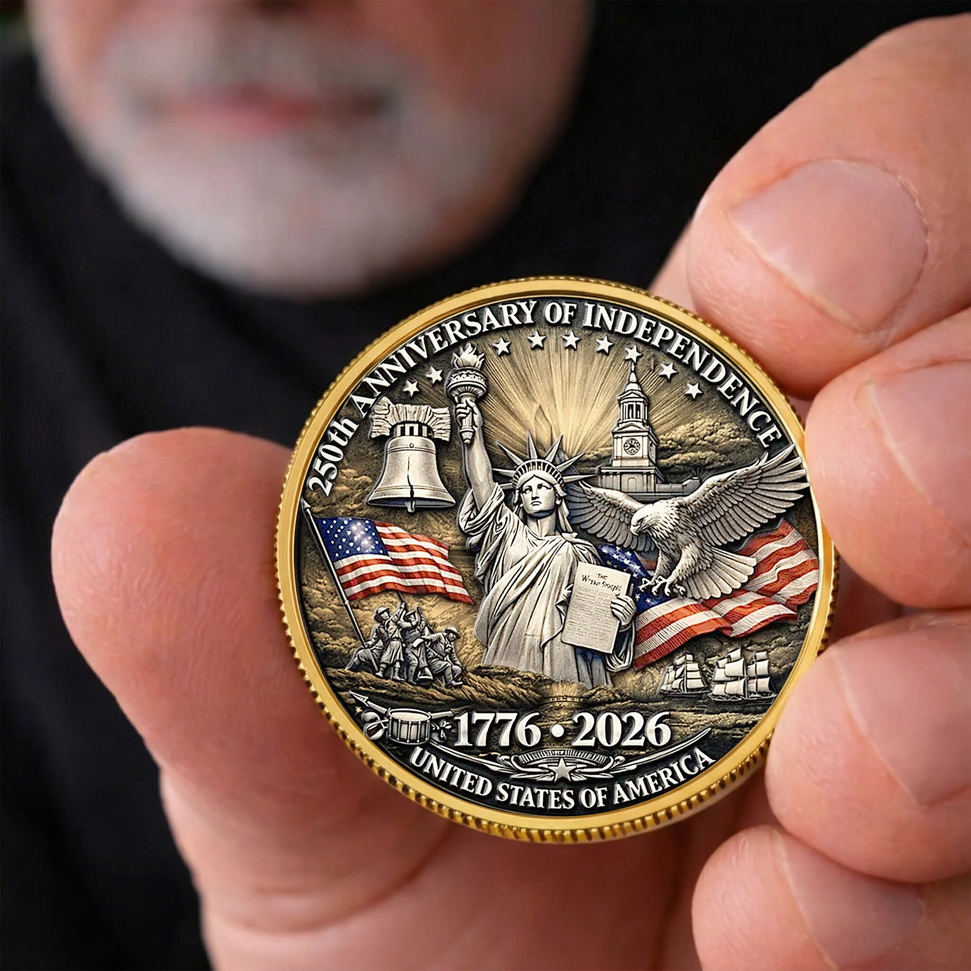 250-Years-Of-Freedom-Vintage-American-Eagle-Personalized-Coin-5