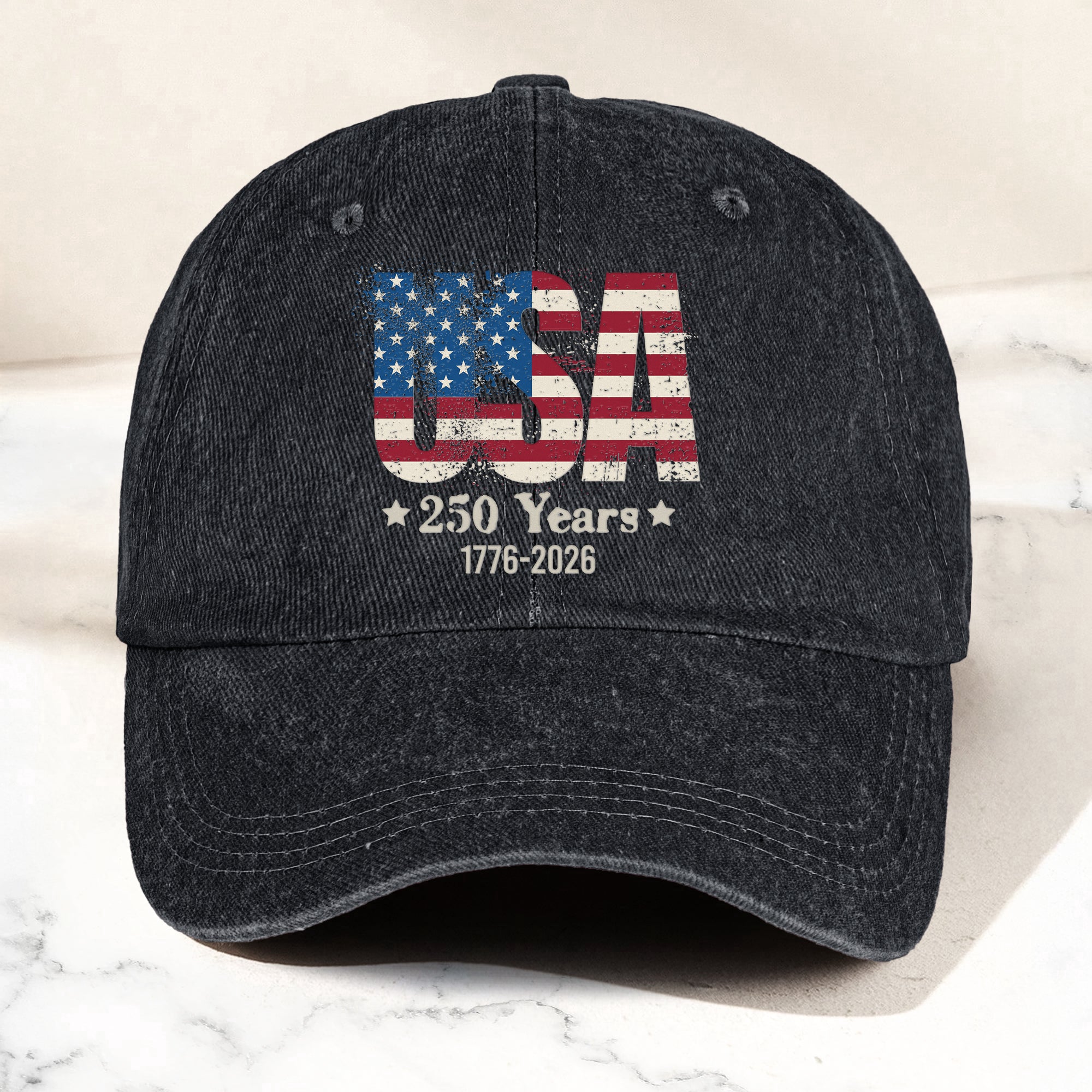250_Years_Of_Freedome_Since_1776_Distressed_Denim_Cap_1