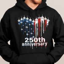 250th Anniversary Jet Fighter Heart USA - Shirt