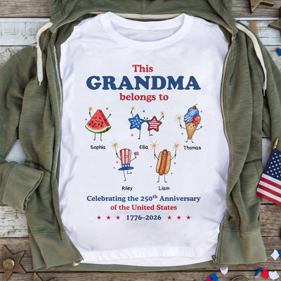 250th Anniversary Family Shirt For Mom, Dad, Grandpa, Grandma - Personalized Shirt