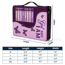 God Says I Am Name Letter In Short Bible - Personalized Bible Cover