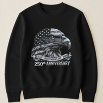 Bald Eagle Usa 250Th Anniversary Monochrome - Shirt