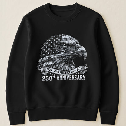 Bald Eagle Usa 250Th Anniversary Monochrome - Shirt