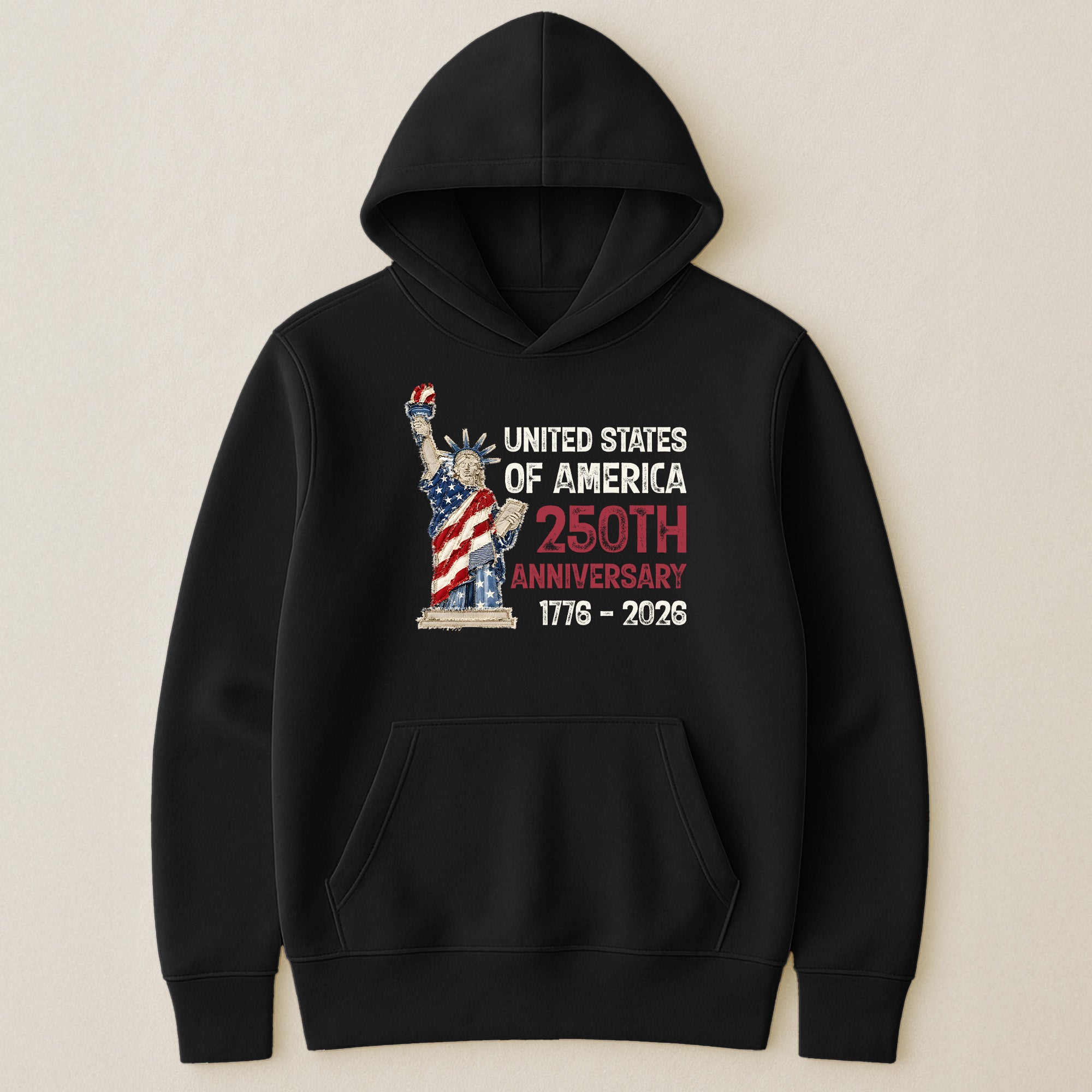 Patchwork Style USA Statue Of Liberty Print - Shirt