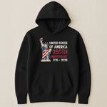 Patchwork Style USA Statue Of Liberty Print - Shirt