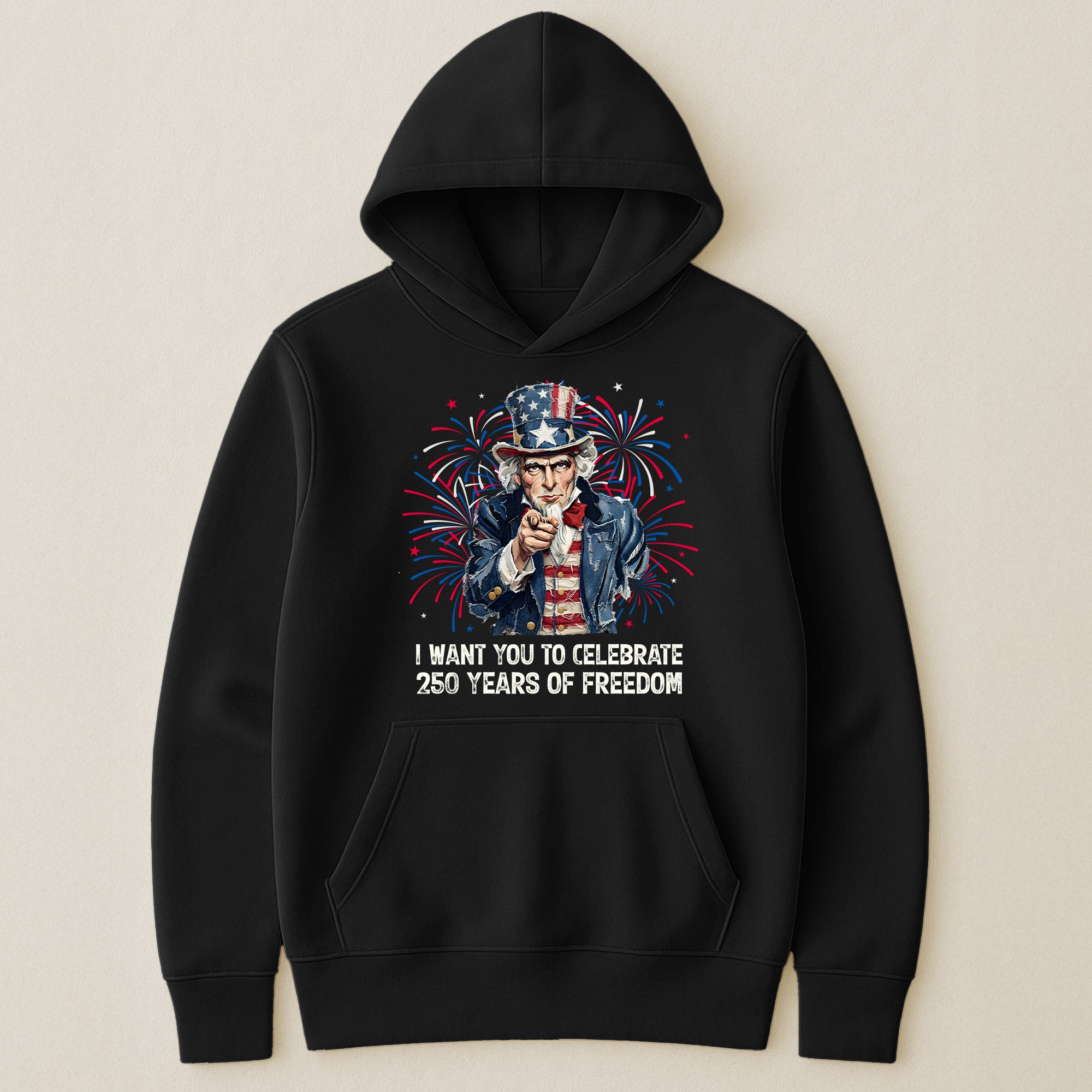 Patchwork Style Usa Uncle Sam Print - Shirt