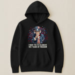 Patchwork Style Usa Uncle Sam Print - Shirt