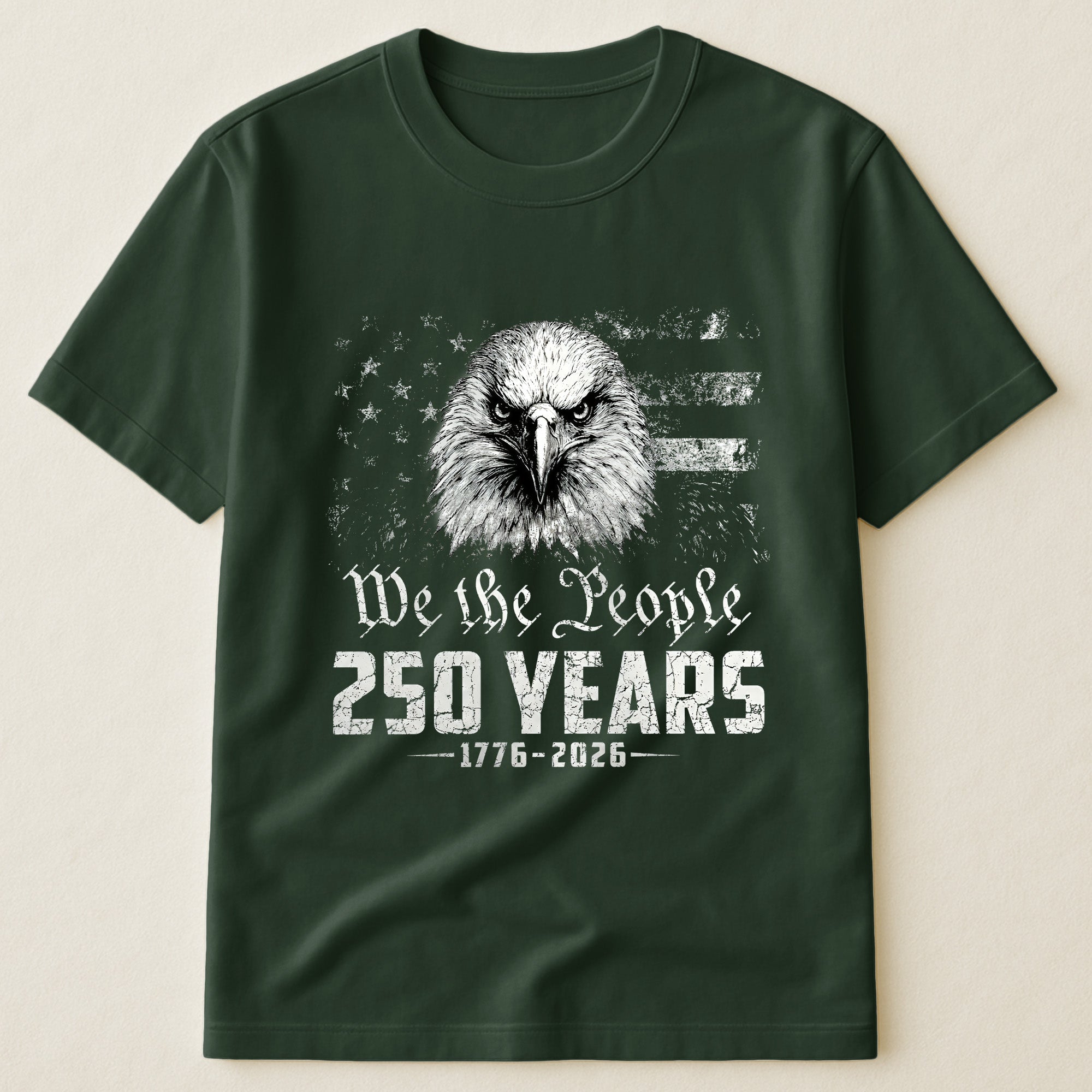 We The People Eagel Monochrome - Shirt