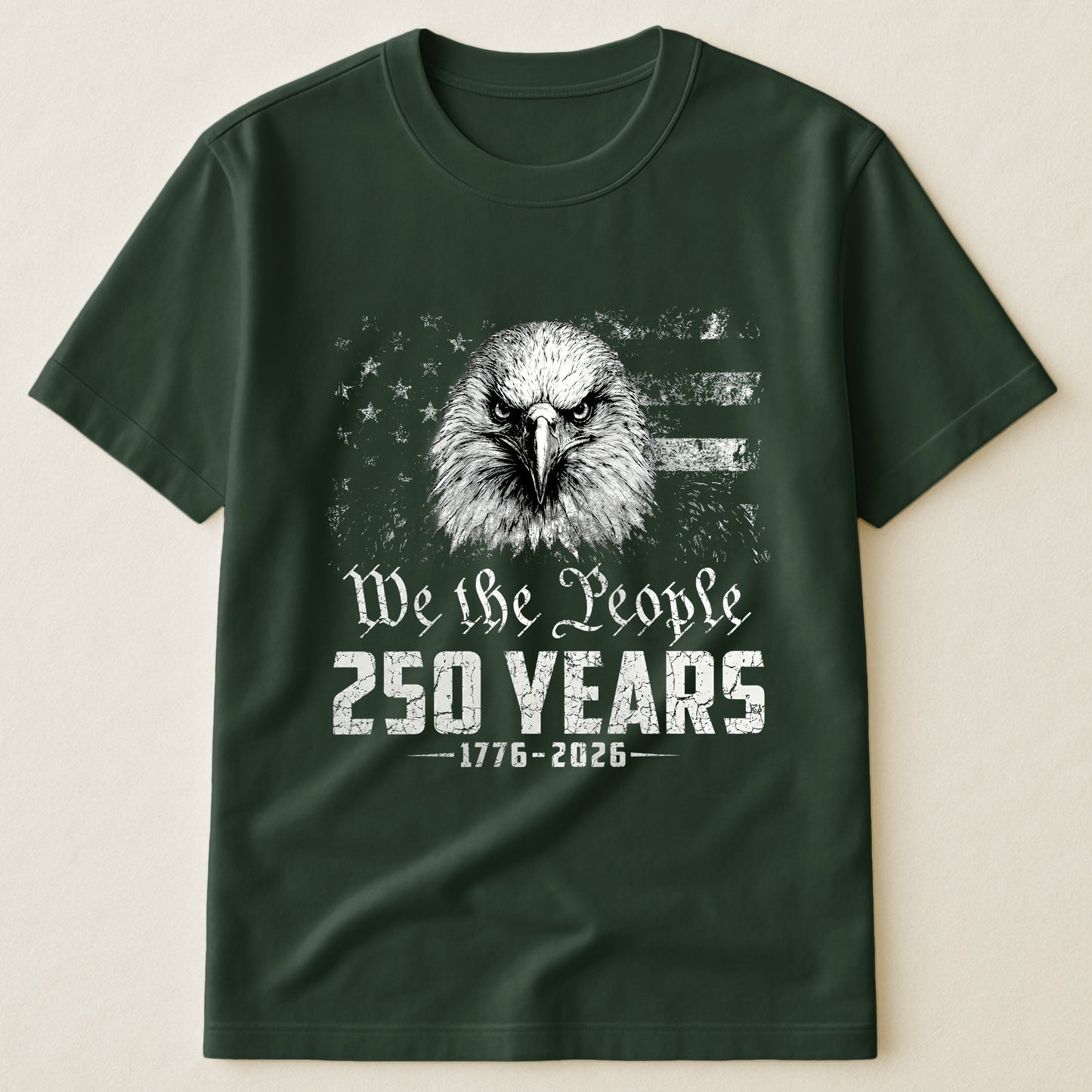 We The People Eagel Monochrome - Shirt