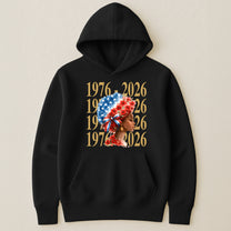 Black Woman Patriotic Afro - Shirt