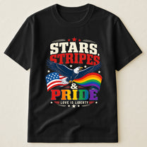 Love Is Liberty Lgbtq+ - Shirt