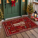 Grandkids Spoiled Here - Customize With Kids Names - Personalized Doormat 3