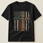 Cross God Bless America - Shirt