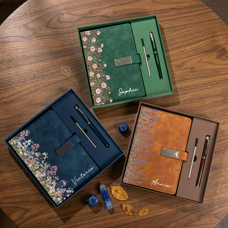 365-Birth-Flower-Garden-Self-Gift-Personalized-Notebook-Set-2