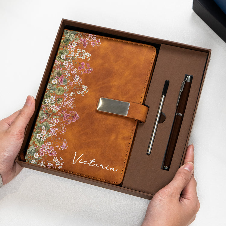365-Birth-Flower-Garden-Self-Gift-Personalized-Notebook-Set-3