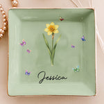365-Birth-Flower-Self-Gift-Personalized-Jewelry-Dish-2