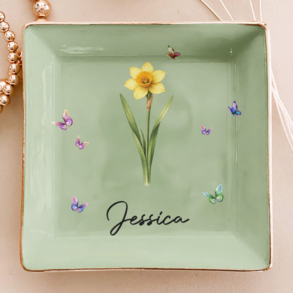 365-Birth-Flower-Self-Gift-Personalized-Jewelry-Dish-2