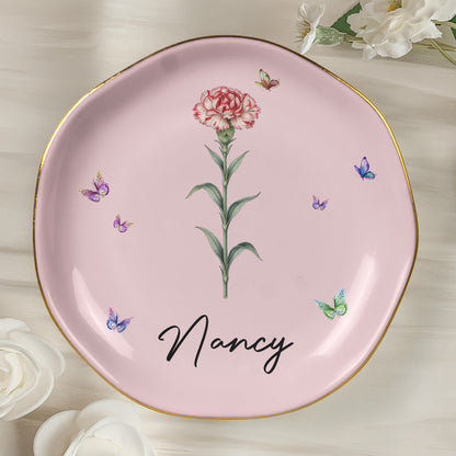 365-Birth-Flower-Self-Gift-Personalized-Jewelry-Dish-4