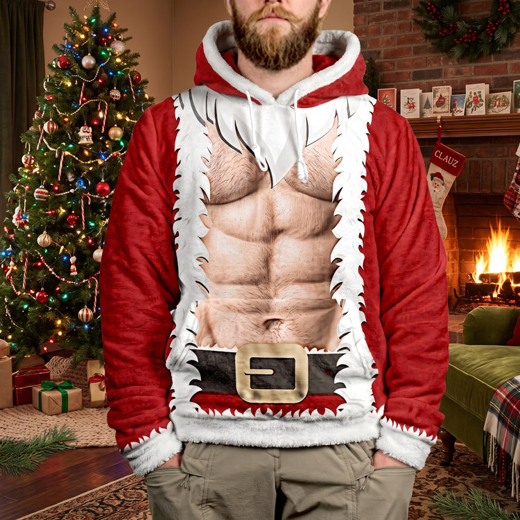 3D-Six-Pack-Santa-Funny-Christmas-Gift-For-Him,-Husband,-Boyfriend-Personalized-Hoodie-3