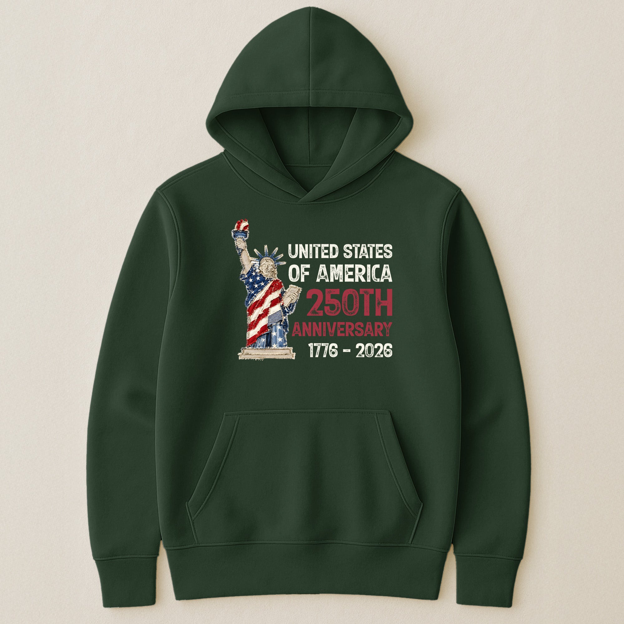 Patchwork Style USA Statue Of Liberty Print - Shirt