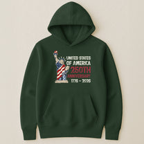 Patchwork Style USA Statue Of Liberty Print - Shirt