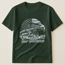 Bald Eagle Usa 250Th Anniversary Monochrome - Shirt