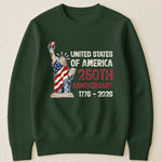 Patchwork Style USA Statue Of Liberty Print - Shirt
