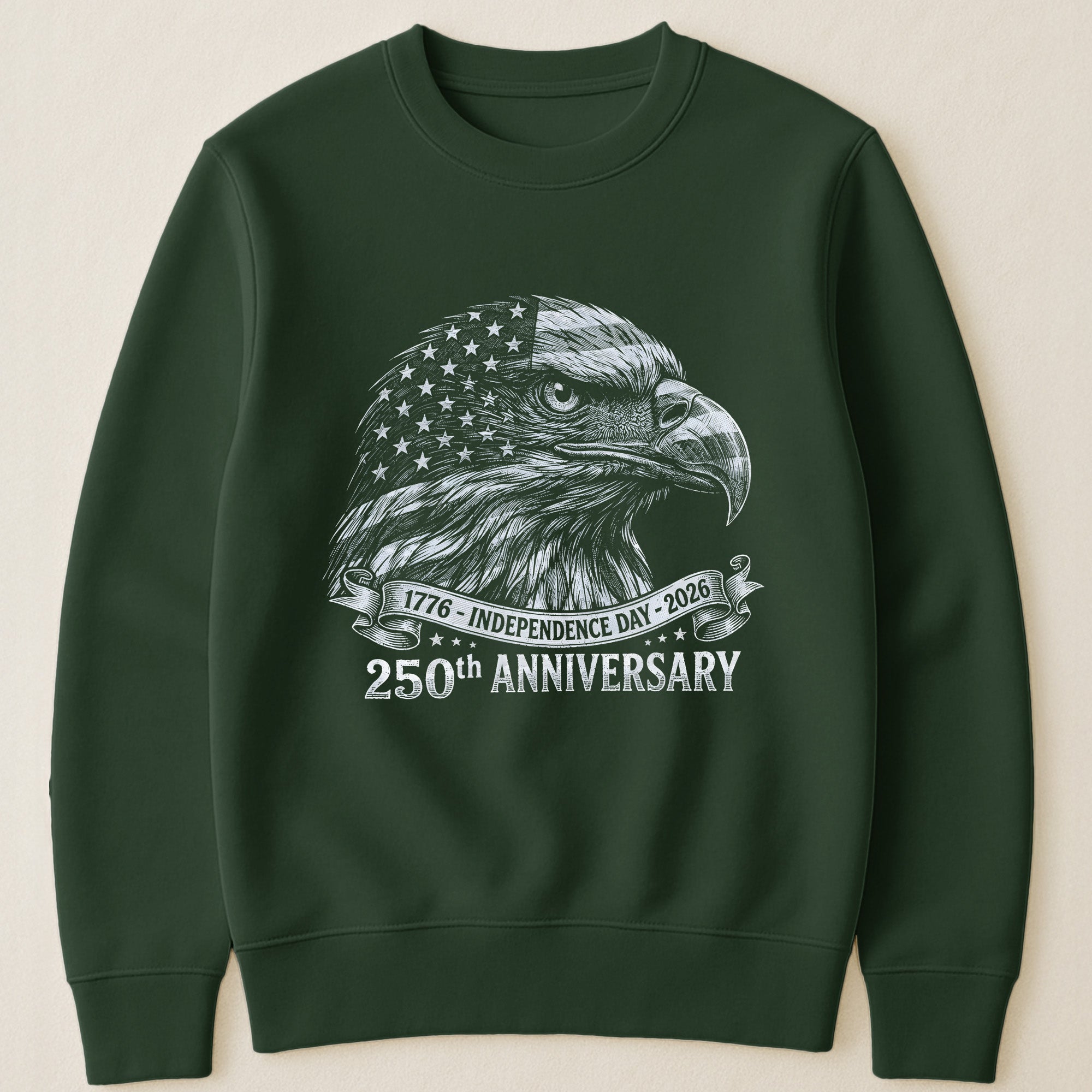 Bald Eagle Usa 250Th Anniversary Monochrome - Shirt
