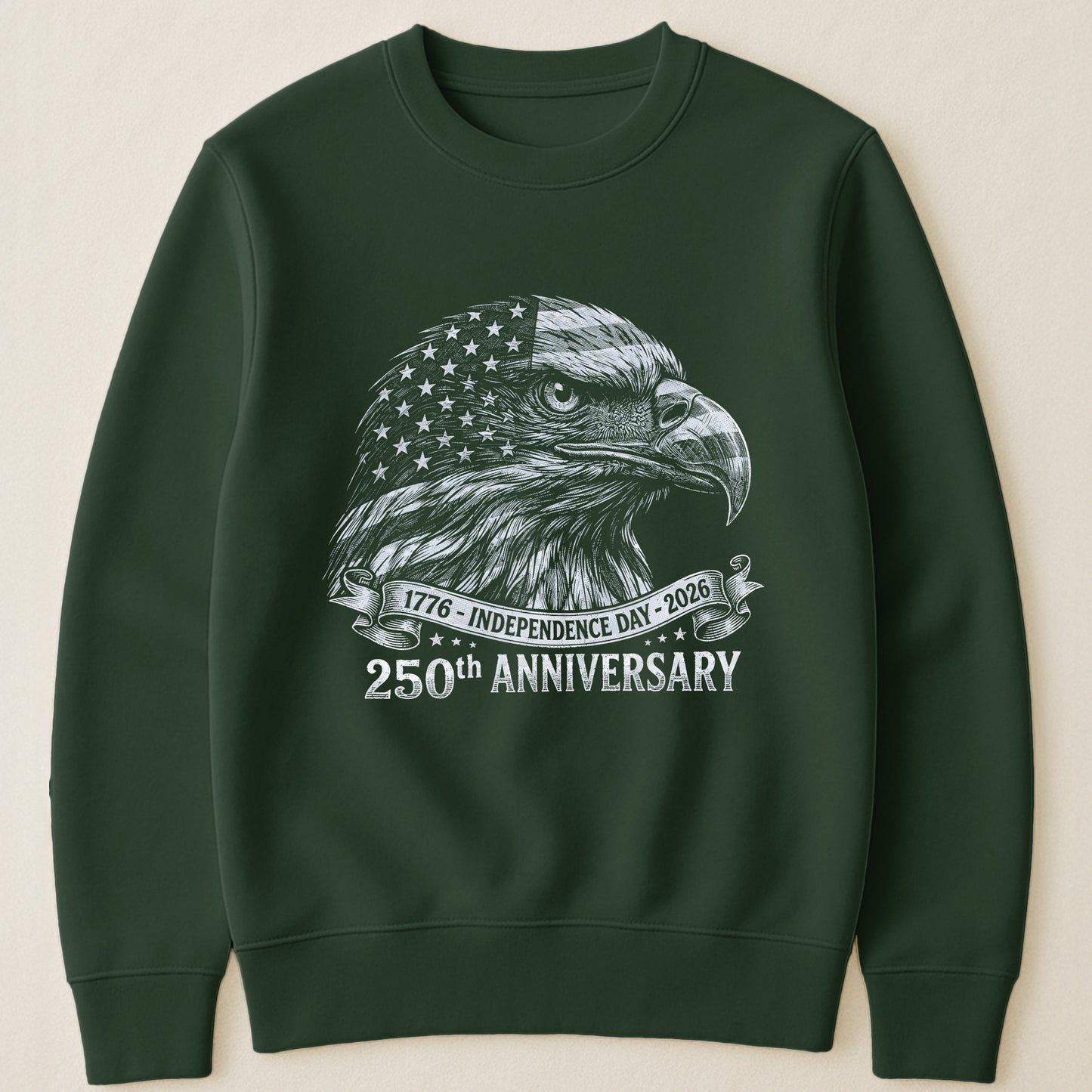 Bald Eagle Usa 250Th Anniversary Monochrome - Shirt