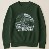 Bald Eagle Usa 250Th Anniversary Monochrome - Shirt